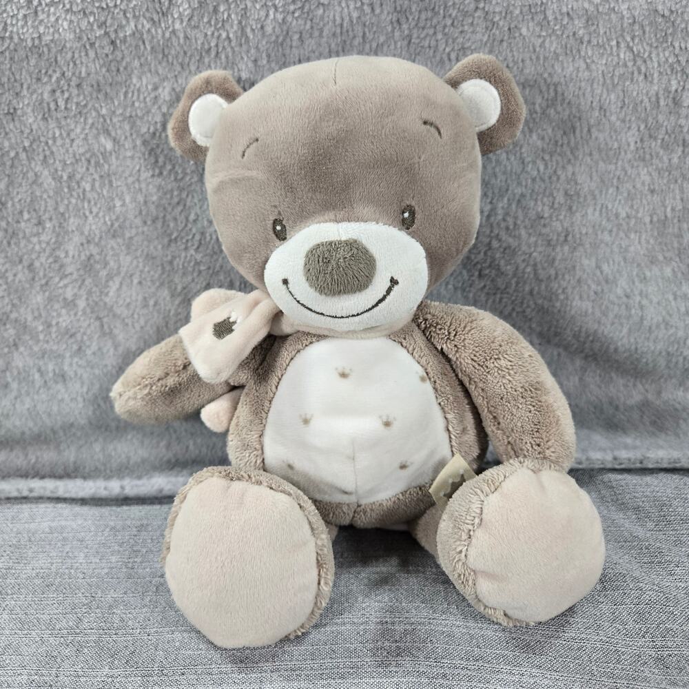 Nattou Bear Lovey Pull String Lullaby Baby Toy Infant Song Bedtime Comfort Works